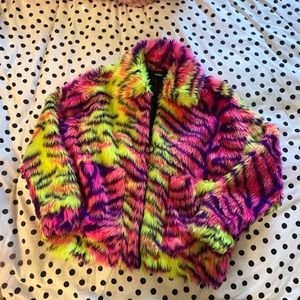 JADED LONDON ZEBRA COAT